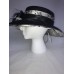 August 's Hat Derby Feathers Lace Fine Millinery Wedding Church Black New 766288005679 eb-88515088